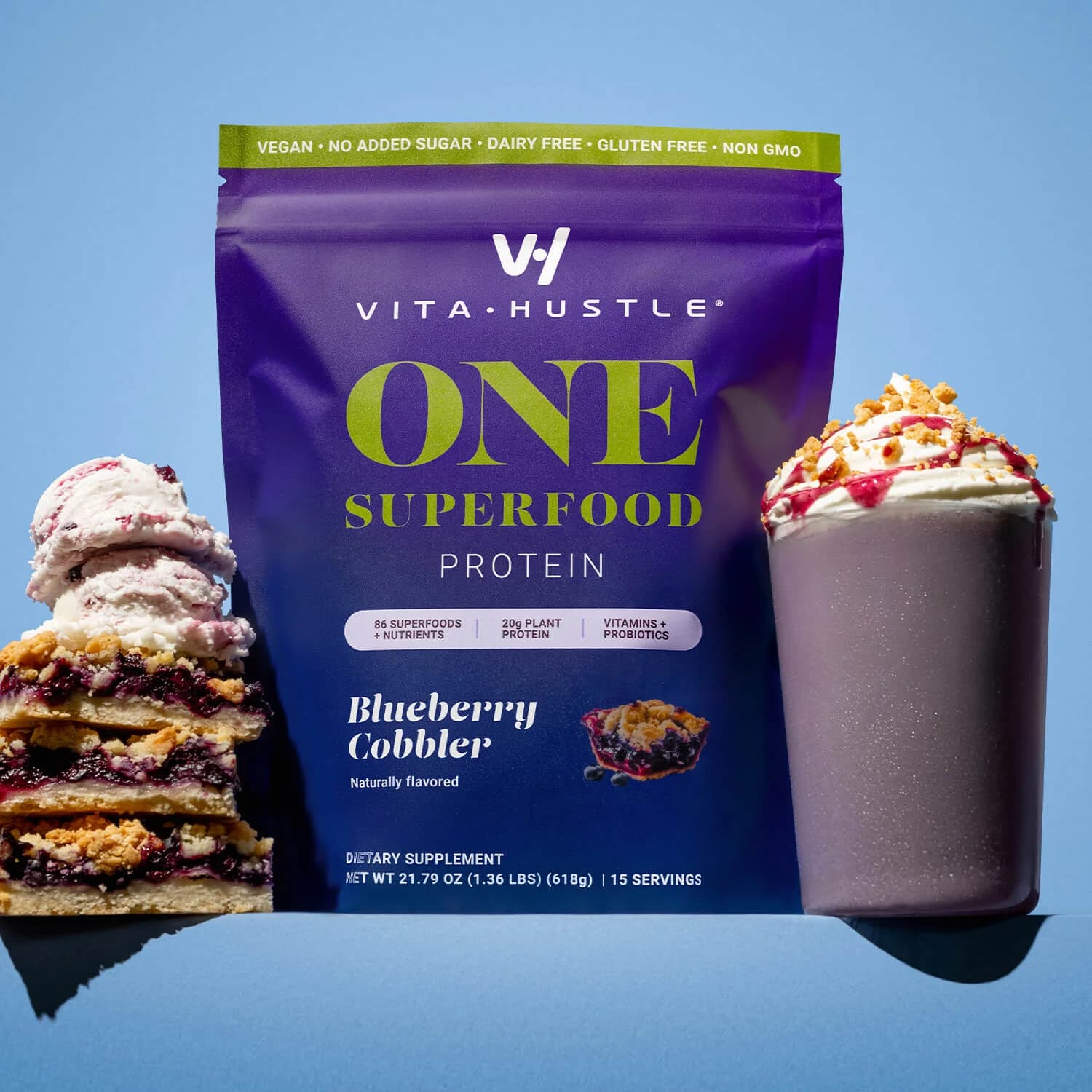 Blueberry Cobbler VitaHustle Protein